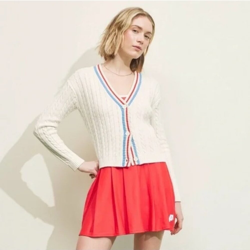 NEW Prince Pickleball x Target Cable Knit Cardigan - Size XL